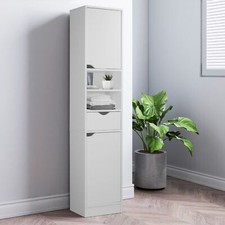 White slimline bathroom - white,