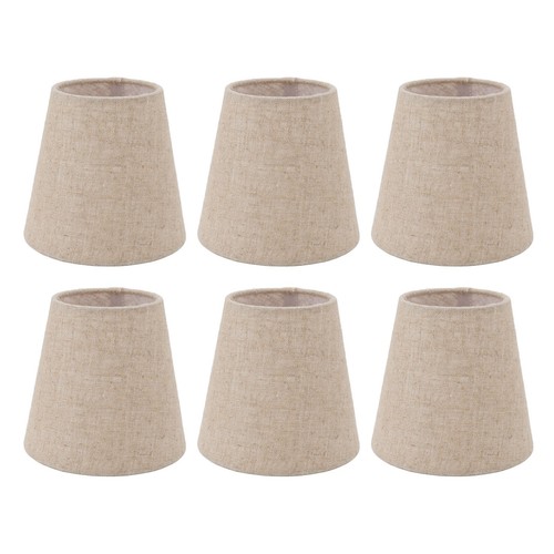 6pcs linen fabric - lamp, shades