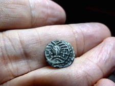 ANGLO-SAXON, AR Sceat 'Wodan head' #939