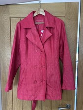 Per Una Pink Light Trench Coat