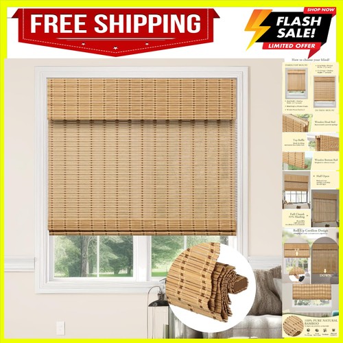 Cordless bamboo roman - roman, shades