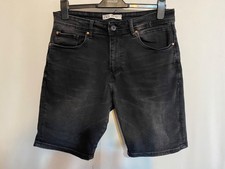 Zara mens black denim jean