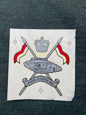 Original Old British Army Royal Armoured Corps RAC Water Slide Transfer Decal