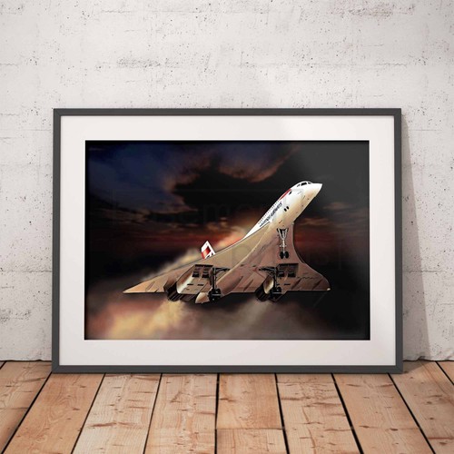 Concorde poster british - poster,