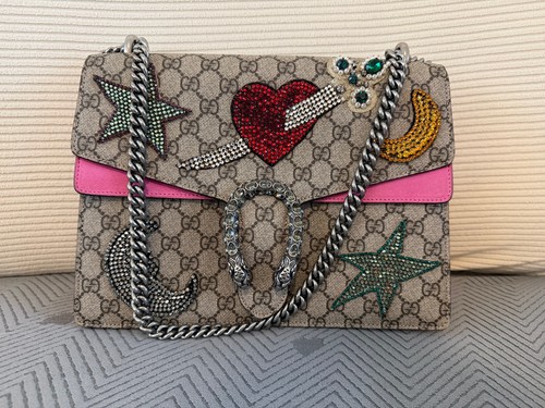 Gucci beige supreme canvas - beige, gg