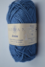 Rare Rowan Denim yarn 100% pure cotton shade 231 Tennessee 50g discontinued