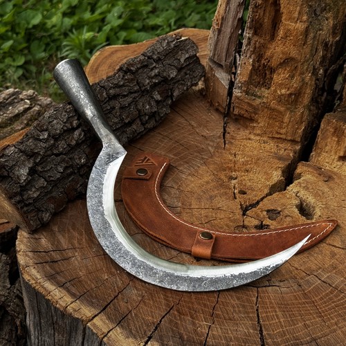 Gardening sickle hand forged - gardening,