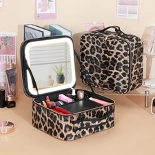Travel Makeup Bag with Mirror