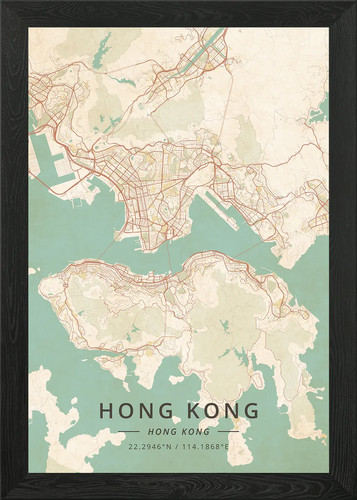 Hong kong framed - kong,
