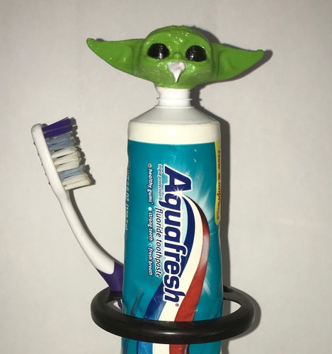 Baby yoda toothpaste - yoda, vomit