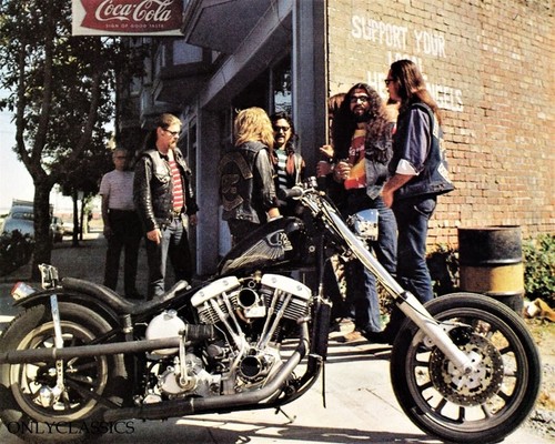 Vintage harley davidson - vintage,