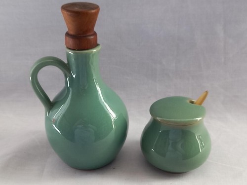 Denby stoneware green lidded - denby,