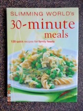 SLIMMING WORLD 30 MINUTE MEALS H/B 120 RED/ORIGINAL & GREEN RECIPES NO EE VGC
