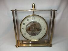 Smiths Mantle Bedside Clock Japanese Style Carp Fish Brass Working England 8 Day