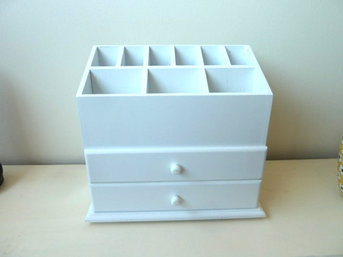 Wooden white desk - wooden,
