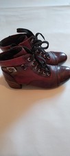 Reiker Leather Size 6 Burgundy