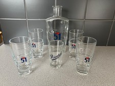 vintage PERNOD 51  carafe+4