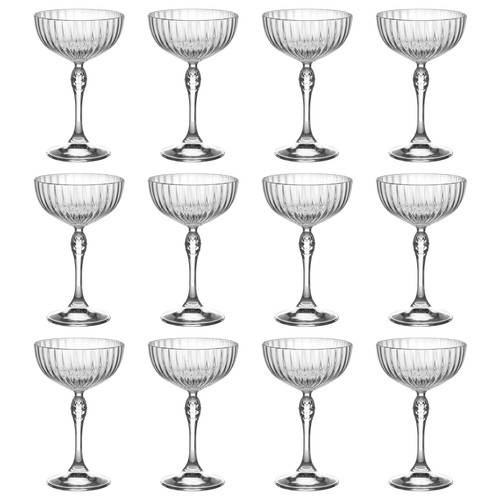 America 20s champagne saucers - america,