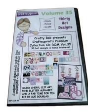 CraftsUprint, Crafty Bob Presents Premium Collection CD ROM Vol 35 Digital Craft