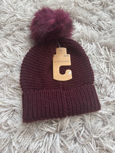 Primark burgundy winter - , hat