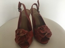 CARVELA BURNT ORANGE LEATHER