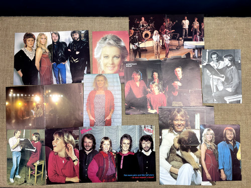 Vintage abba magazine cut - abba,