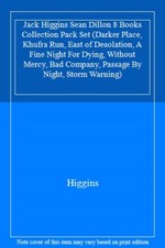 Jack Higgins Sean Dillon 8 Books Collection Pack Set (Darker Pla