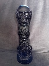 Skull Skeleton - Hear No Evil 10" Halloween Totem Gothic Ornament