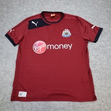 Newcastle United Shirt Medium Burgundy Away Kit 2012 2013 Puma Soccer Jersey