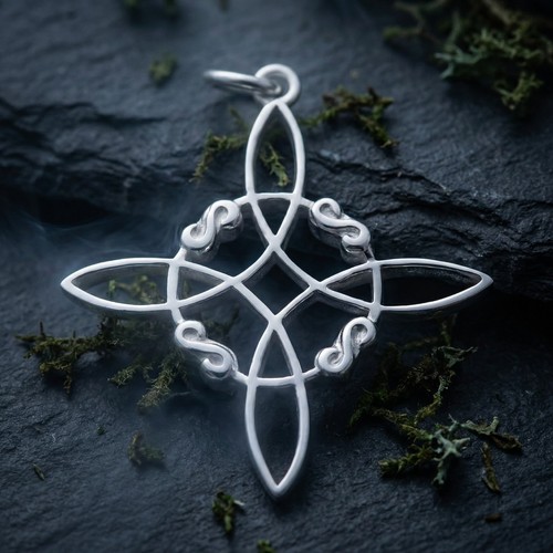 Celtic knot pendant necklace - celtic,