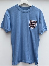 England 1970 Third Retro Football Shirt #6 Score Draw Short Sleeve Mens XS