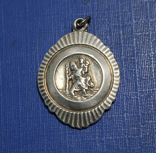 Vintage silver christopher - vintage, st