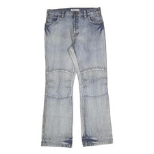 CLOCKHOUSE Mens Regular Blue Denim Jeans W34 L34 Zip Closure Classic Pockets