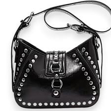 Gothic Black Studded Shoulder