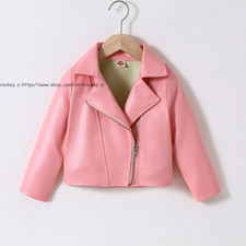 Baby Kids Faux Leather Jacket