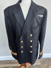 ROYAL NAVY MENS OFFICERS NO.1B DRESS UNIFORM JACKET CHEST 112CM REGULAR RN ISSUE