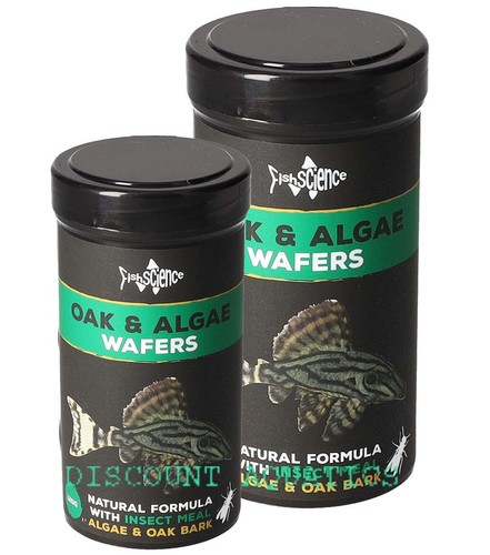 Fish science oak algae wafer - fish,