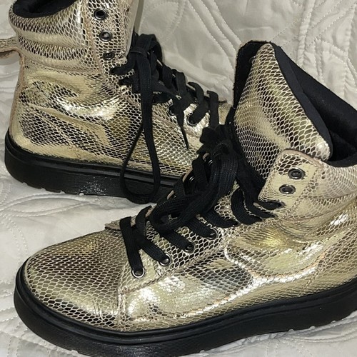 Doc martens gold metallic - us,