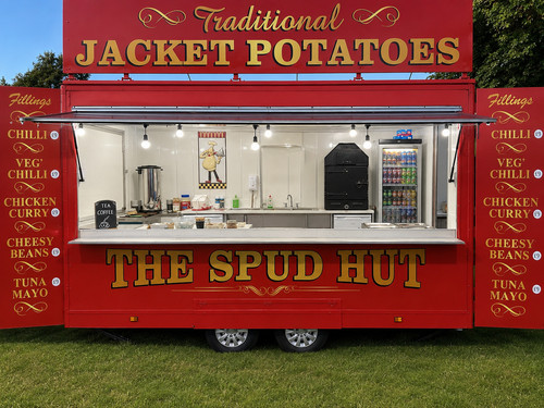 Jacket potato catering trailer