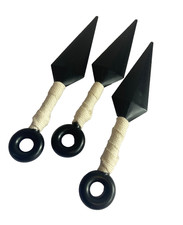 3x PLASTIC PROP Kunai Itachi