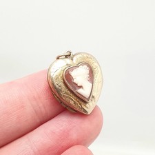 Antique 9ct 9k Gold Cameo