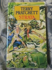 Terry Pratchett Strata Signed And Remarked PB 1988