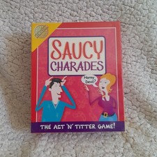 NEW SEALED Saucy Charades Game