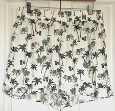 TU Shorts UK 16 Palm Trees &