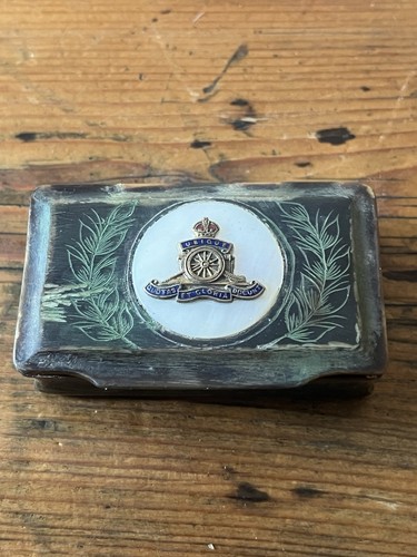 Ww1 antique snuff - box, royal