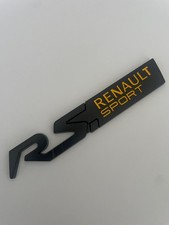 RS Renault Sport Badge Black