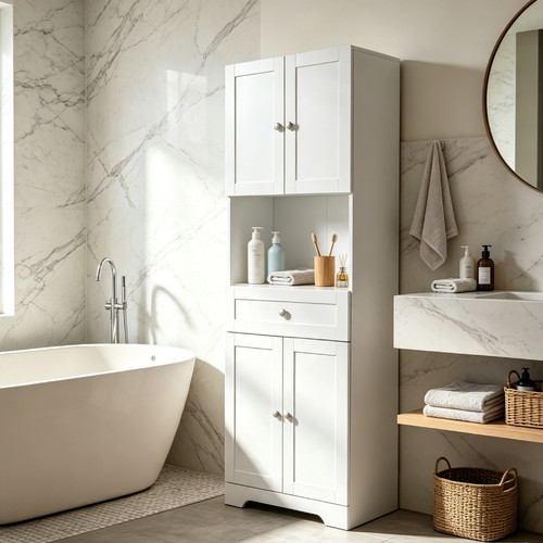 Tall kitchen cupboard bathroom - tall,
