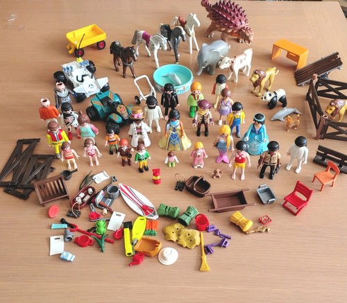 Large playmobil bundle people - bundle,