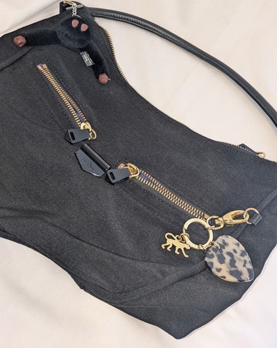 Kipling black hobo shoulder - hobo,