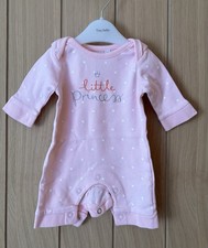 Jasper Conran Little Princess Pink Romper Tiny Baby